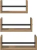 vidaXL Wandplanken-set, 3 stuks, Artisan-eikenhout, Productafbeelding-voorbeeld 5