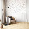 NEWROOM Tapete Blau Vliestapete Blumen - Vintage Floral Produktbild-Vorschau 4