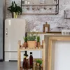 Scaffale da bagno Relaxdays, noce, 3 ripiani, A x L x P: 81 Anteprima dell’immagine prodotto 5