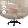Theo&Cleo Rollhocker höhenverstellbar Drehhocker mit Rollen Produktbild-Vorschau 2