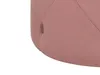 A close-up view of a tufted pink pouf. Náhľad obrázku produktu