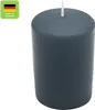 Kerzen Stumpenkerzen Candle anthrazit 80x60mm gute Qualität Produktbild-Vorschau 4