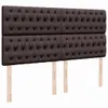 Boxspringbett mit Matratze Dunkelbraun 200x200 cm Stoff Produktbild-Vorschau 9