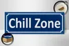Holzschild Chill Zone 27x10cm Wellness Entspannen Produktbild-Vorschau 3