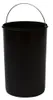A black cylindrical bucket with a silver handle is shown against a white background. Náhled obrázku produktu