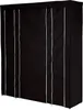 dibea Armoire à vêtements en tissu, armoire pliante stable Voir les images du produit 6