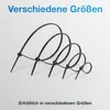 Qost Kabelbinder 200 x 3,5 mm Schwarz – 100 Stück – starke Produktbild-Vorschau 4