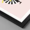 Gerahmtes Poster - Schwarzer Rahmen - Grafik Mund Mann - Produktbild-Vorschau 2