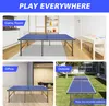 Tischtennisplatte klappbar, Netz & Schläger im Set, blau, 6 Produktbild-Vorschau 6