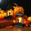 Halloween LED Kerzenlaterne Retro Laternen Lampe Produktbild-Vorschau 2