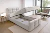 AX LIVING Bett mit Bettkasten 100x200 cm Argentaro Produktbild-Vorschau 2