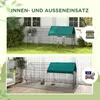 PawHut Freilaufgehege Hasenstall Kleintiergehege mit Produktbild-Vorschau 5