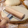 Antihaft-Holz-Teigrolle 2 Stück in T-Form mit Griff für Produktbild-Vorschau 4