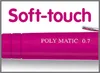 FABER-CASTELL biros POLY BALL Colous XB fialová barva psaní Náhled obrázku produktu 6