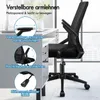 ALFORDSON Bürodrehstuhl, Ergonomischer Mittelhoher Produktbild-Vorschau 6