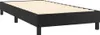 A black bed frame with wooden slats, shown from a side angle against a white background. Náhled obrázku produktu