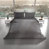 Thermofleece Bettwäsche Set Mikrofaser 135x200 cm Grau Produktbild-Vorschau 2