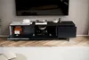 FineBuy Mobile TV basso nero 150 cm bianco Mobile TV Mobile Anteprima dell’immagine prodotto 4