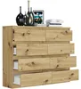 Nowoczesna KOMODA 120cm, SZAFKA, 8 SZUFLAD, R-120-S8 Podgląd zdjęcia produktu 4