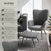 tectake® Sessel Hygge gepolstert Produktbild-Vorschau 2