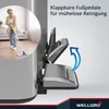 WELLGRO Treteimer 3x15L Silber – Edelstahl mit Softclose & Produktbild-Vorschau 6