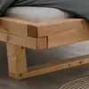 Massivholz Doppelbett mit 2 Nachttischen, 140x200 cm, Produktbild-Vorschau 4