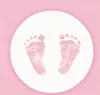 20 serviettes Baby Steps Girl - Empreintes de pas bébé rose Voir les images du produit 8