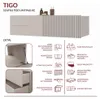 TIGO 1D2S Waschbeckenunterschrank Kaschmir 140 cm 2 Produktbild-Vorschau 6