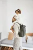 LÄSSIG GRE Rolltop Up Wickeltasche/Rucksack Rucksack oliv Produktbild-Vorschau 7