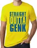 Herren Grafik T-Shirt Direkt aus Genk – Straight Outta Genk Produktbild-Vorschau 1