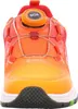 Front view of a child's orange and red sneaker with a BOA lacing system. Anteprima dell’immagine prodotto
