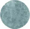 Ayyildiz | Tapis Shaggy Fluffy - 160 cm x 160 cm - Bleu Voir les images du produit 1