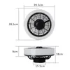ZMH Led stropní ventilátor s osvětlením - Moderní velká Náhled obrázku produktu 3