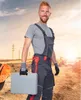 Latzhose ARDON®NEON grau-rot mit Tasche für Knieschoner, Produktbild-Vorschau 7