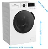 BEKO WMC81464ST1 Waschmaschine 8kg AddXtra-Nachlegefunktion Produktbild-Vorschau 3