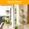 Hängender 3-stöckiger Obstkorb aus Baumwolle im Boho-Design Produktbild-Vorschau 4