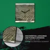 Coloray Uhr auf Leinwand 30x30 cm Wand Uhr Dekoration Produktbild-Vorschau 5