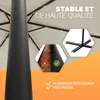 KINGSLEEVE® Parasol de jardin extérieur en alu Parasol Voir les images du produit 5