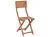 A wooden folding chair on a white background. Náhled obrázku produktu