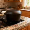 Gusseisen Topf Brot backen - Brotbackform mit Deckel 26CM Produktbild-Vorschau 12