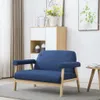 Design 2-Sitzer-Sofa Stoff Blau, Schlafsofas 2024 Neu Produktbild-Vorschau 1