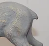 Rentier Figur, weiblich, Aluminium, Grau-gold, Tierfiguren Produktbild-Vorschau 3