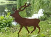 Rost Gartenstecker Hirsch 54 cm Edelrost Gartendeko aus Produktbild-Vorschau 2
