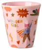 Melamin Kinderbecher 250ml Rosa Pastellrosa bruchsicher für Produktbild-Vorschau 1