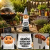 Gartenzwerg Grillmeister 45 cm aus Kunstharz mit Grillzange Produktbild-Vorschau 3