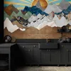 Vlies Fototapete - Morning in the Mountains 150x105 cm Produktbild-Vorschau 1