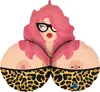 Ballon gonflable 89cm femme buste Voir les images du produit 3