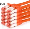 TPFNet 10er Pack 1,5m Cat.6 Patchkabel / Netzwerkkabel Produktbild-Vorschau 1