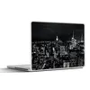 MuchoWow® Laptop Aufkleber Sticker Cover Skyline - Schwarz Produktbild-Vorschau 1