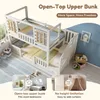 Flieks Etagenbett 90x200cm mit Treppe, Kinderbett Hausbett Produktbild-Vorschau 7